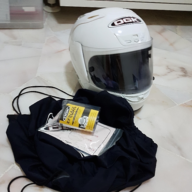 Ogk open face helmet