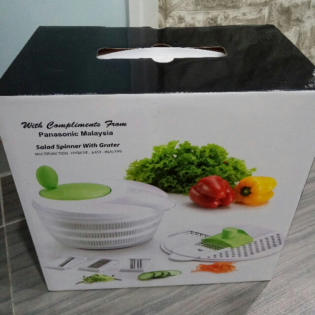 Panasonic Salad Spinner With Grater, TV & Home Appliances, Kitchen