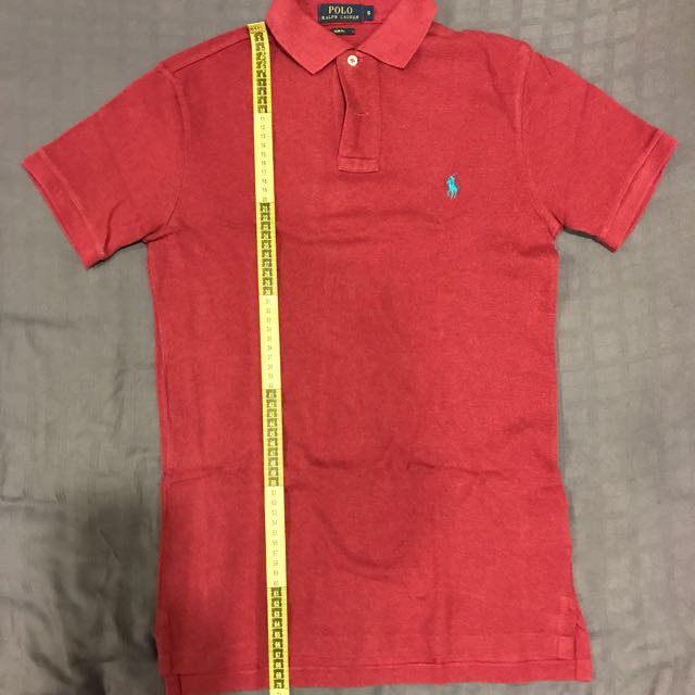 Ralph Pique Lauren Polo Cotton Shirt Purple Size S Fit Slim RjLq5A43