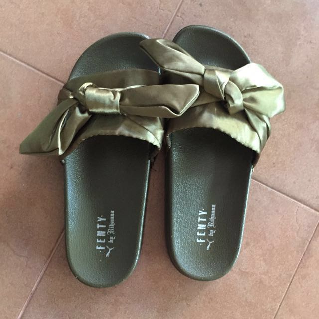 Puma bow women's top slide sandals