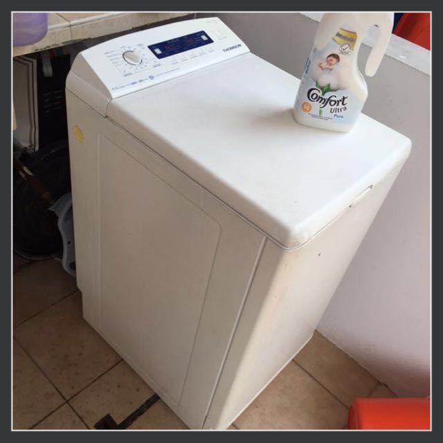 Price Reduced! Thomson 8kg Top Load Washer TX9814 Made In France, TV