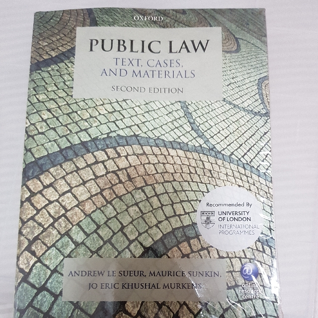 Public Law Text Cases And Materials 2nd Edition By Andrew Le