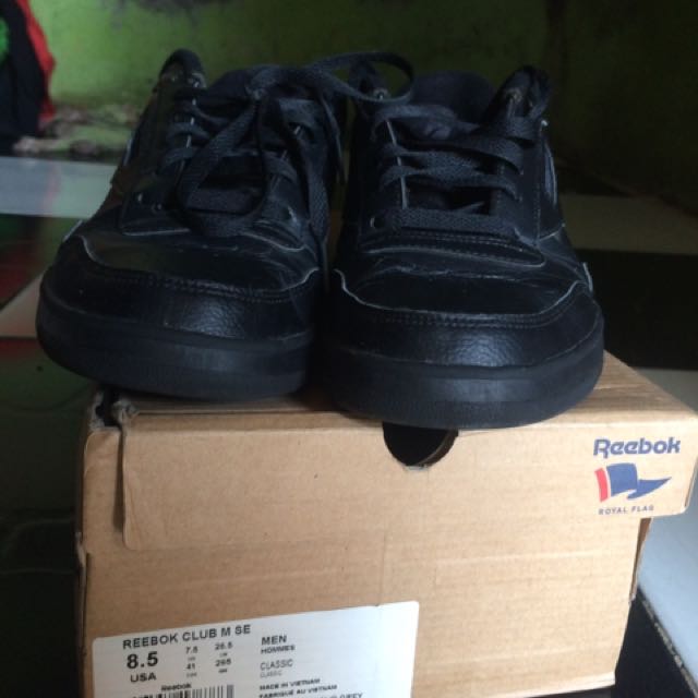 reebok royal flag black
