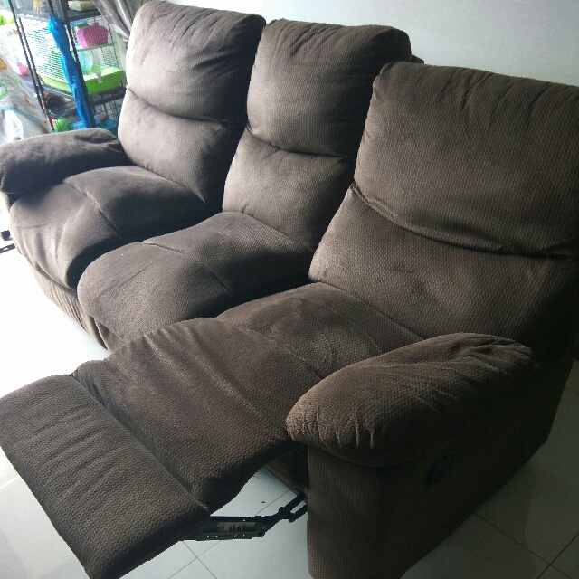 Recliner Sofa, Furniture & Home Living, Furniture, Sofas on Carousell