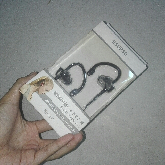 Sport Earphone Usupso Japan Headset Elektronik Audio Di Carousell