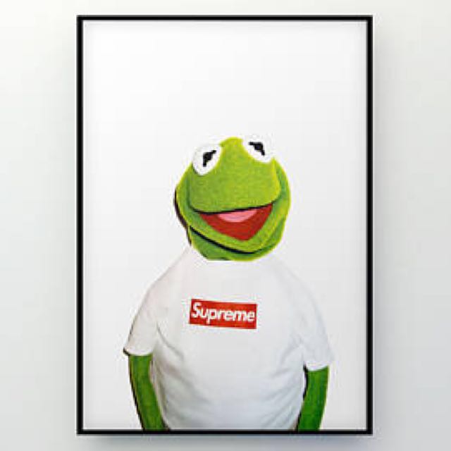 Supreme Kermit The Frog Poster Hobbies Toys Stationery Craft