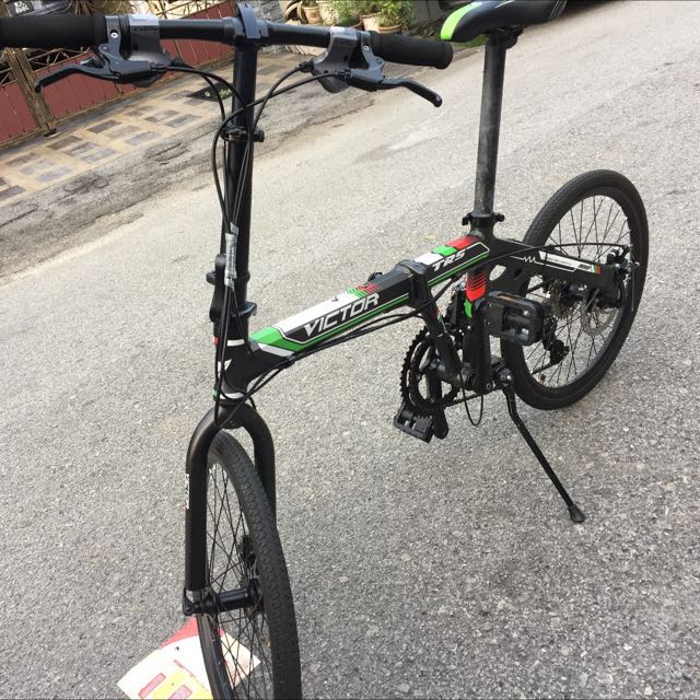 Victor folding bike store