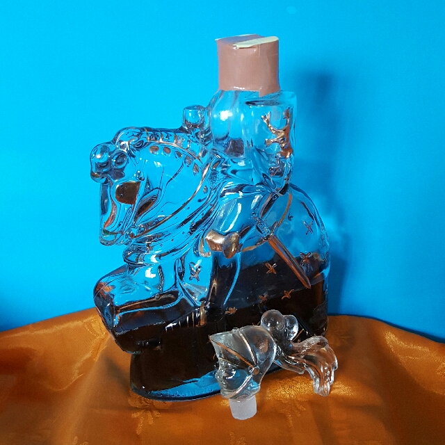 Vintage Castagnou Armagnac Brandy Decanter Bottle Knight Fiqural Rare ...