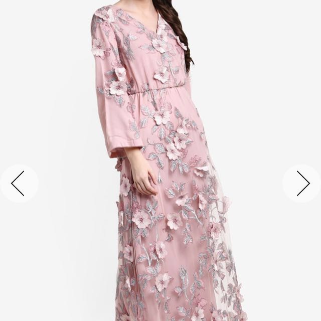 Zalia embroidered lace mermaid dress sale