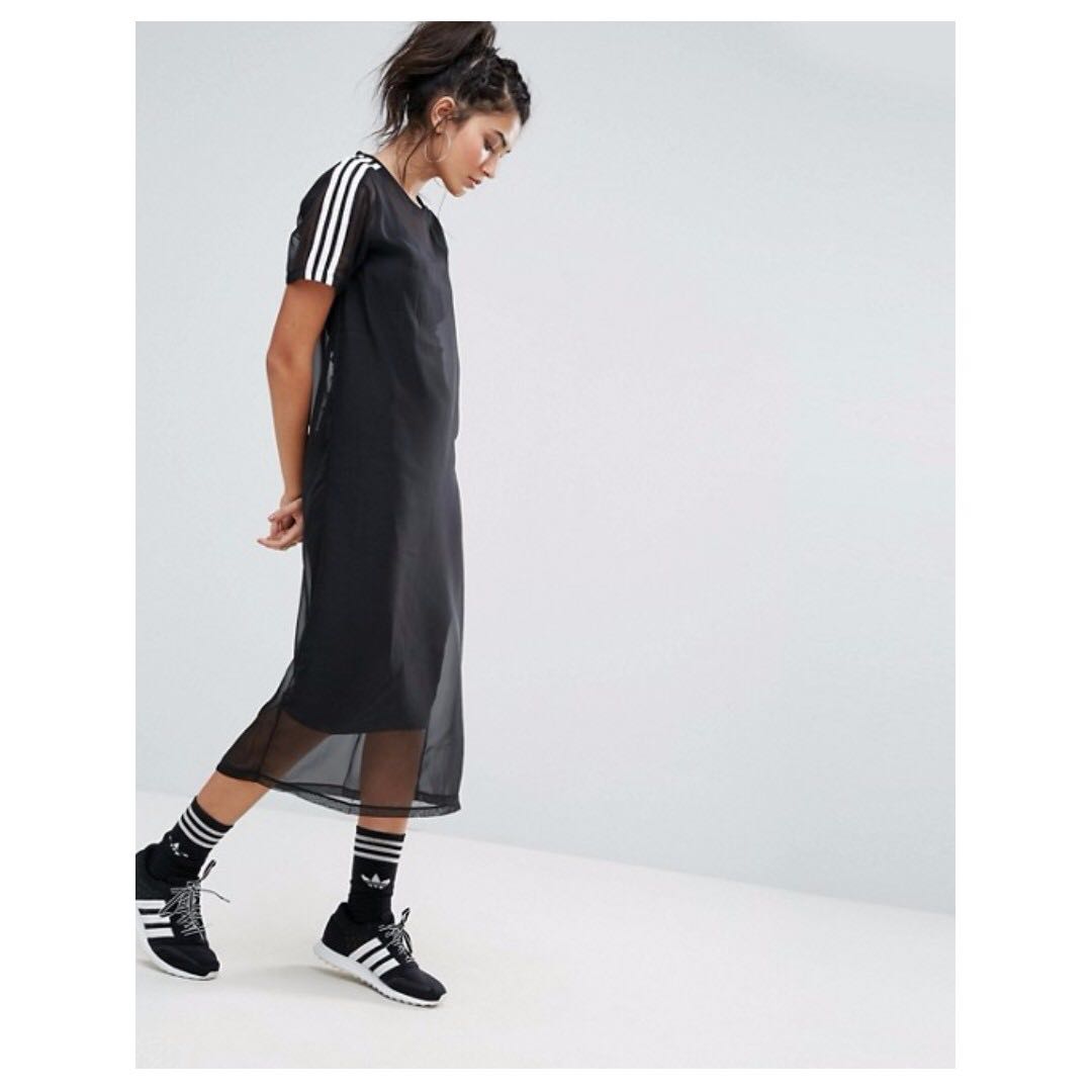 sheer adidas dress