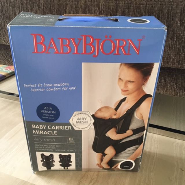 Baby bjorn miracle sales airy mesh carrier