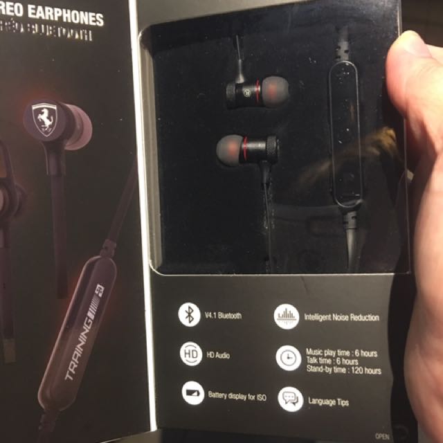 Ferrari training hot sale bluetooth earphone