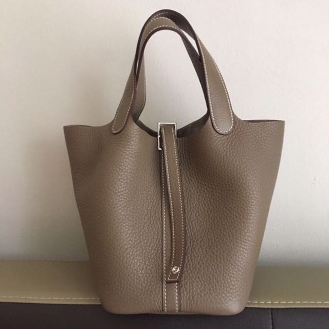 Brand New Hermes Picotin 18 In Etoupe Luxury Bags Wallets On Carousell