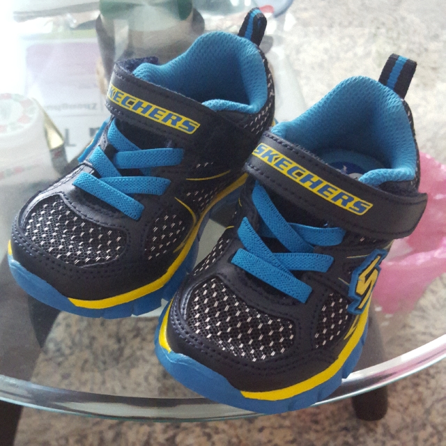 skechers sport kids blue