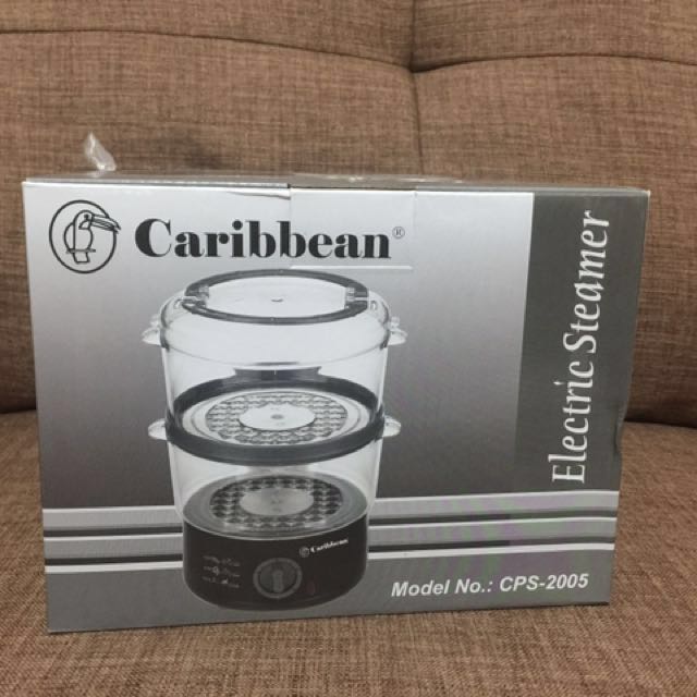 Caribbean electric steamer cps2005(black), TV & Home Appliances