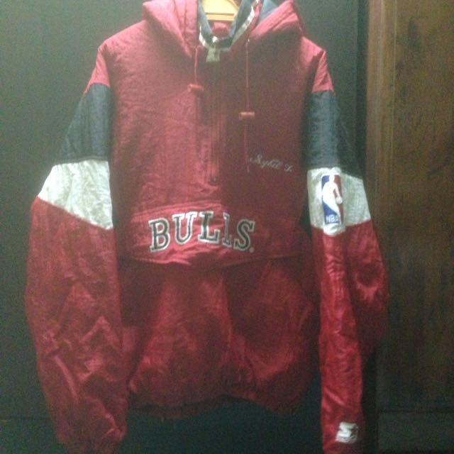 chicago bulls starter pullover