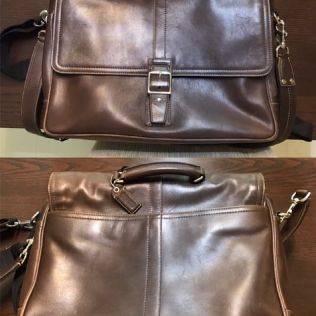 coach lexington briefcase