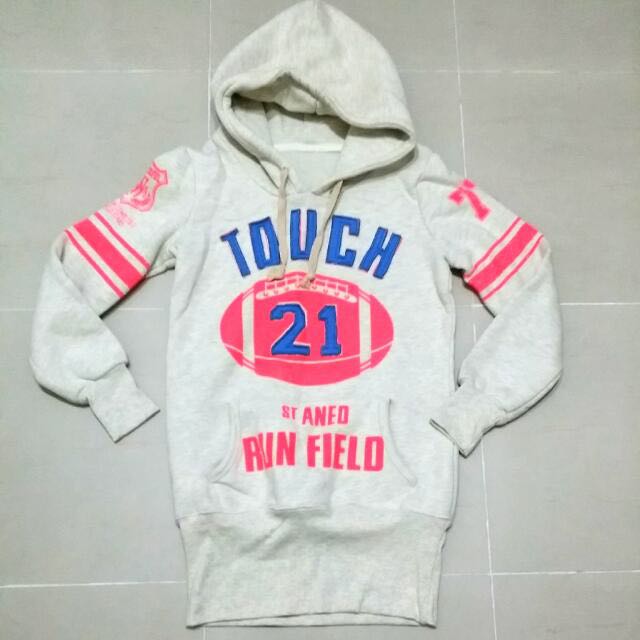 Grey thick hoodie Clearance