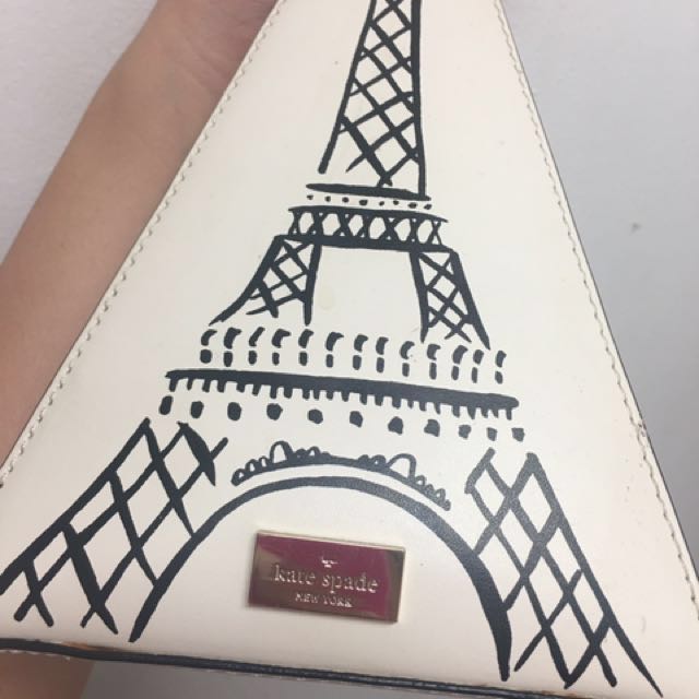 Kate Spade Eiffel Tower Clutch Women s Fashion Bags Wallets on Carousell