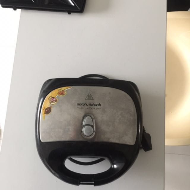 morphy richards grill toaster waffle