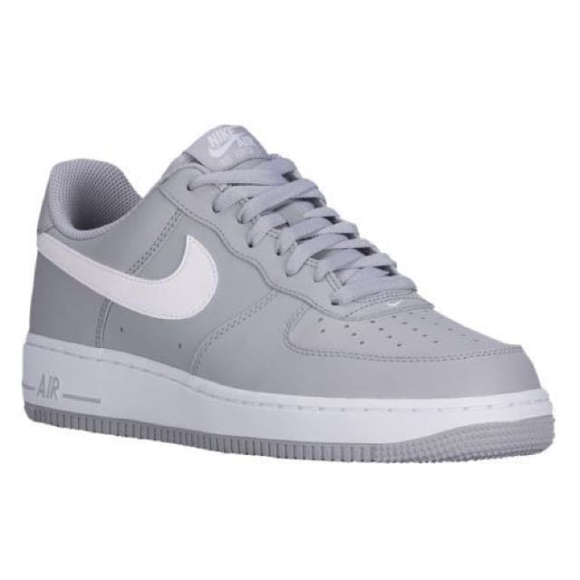 air force 1 grey white