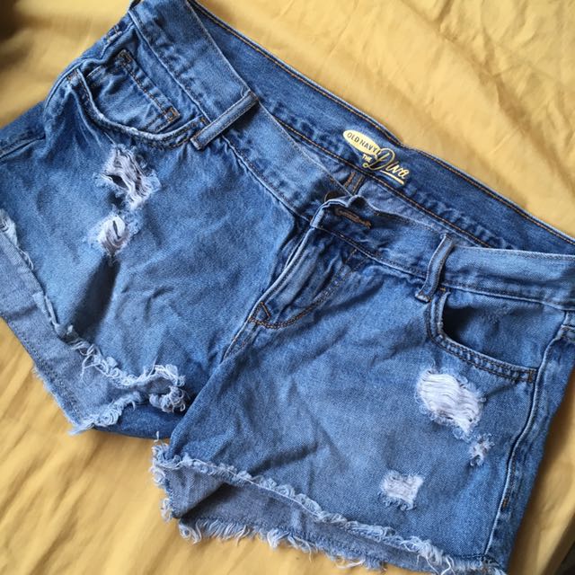 Old Navy The Diva Denim Shorts Size 2 Women S Fashion Clothes Pants Jeans Shorts On Carousell