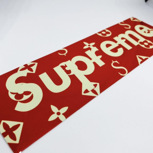 Supreme Louis Vuitton Box Logo Stickers | Supreme Stickers