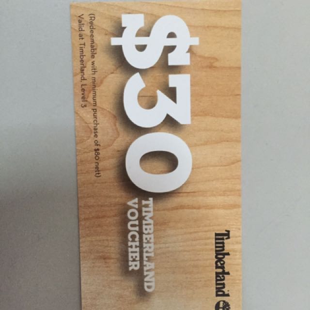 timberland gift vouchers