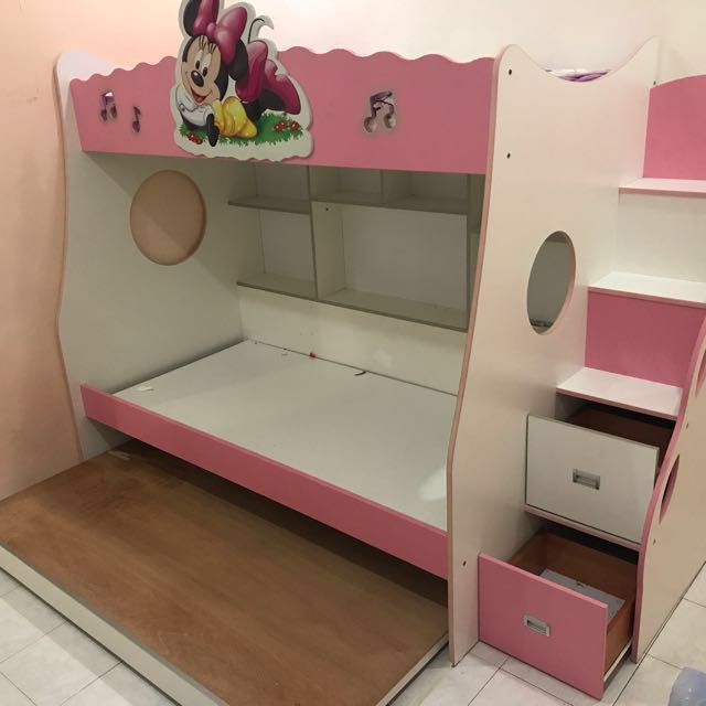 Triple Single Bunk Bed Home Furniture On Carou
