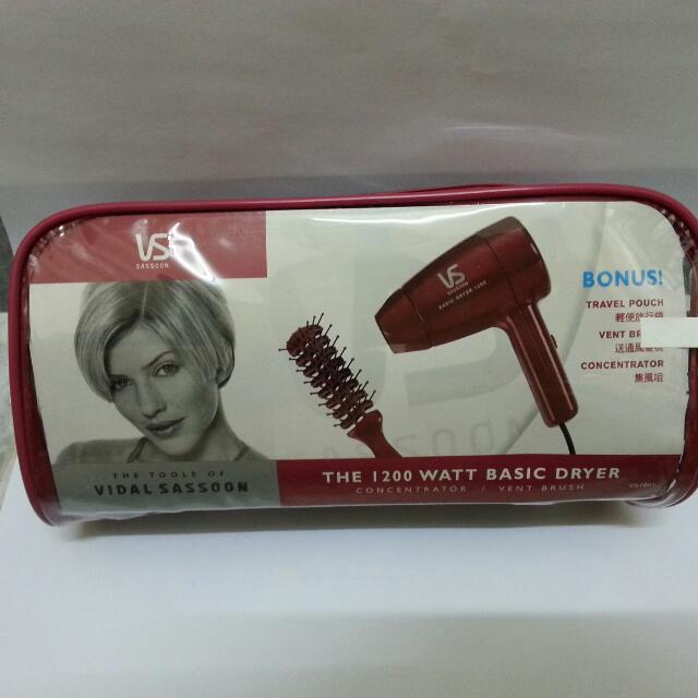 Vidal Sassoon Hair Dryer 1200watt Health Beauty Hair Care On Carousell