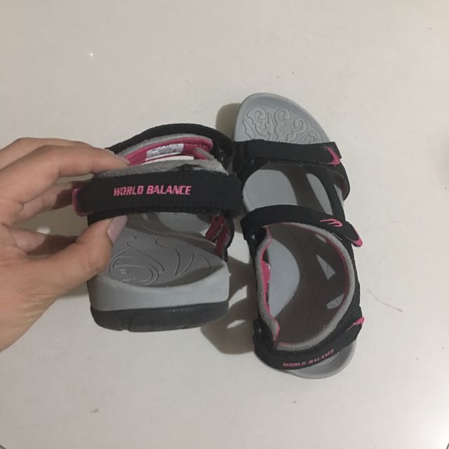 world balance hiking sandals