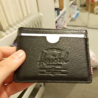 Herschel leather card holder
