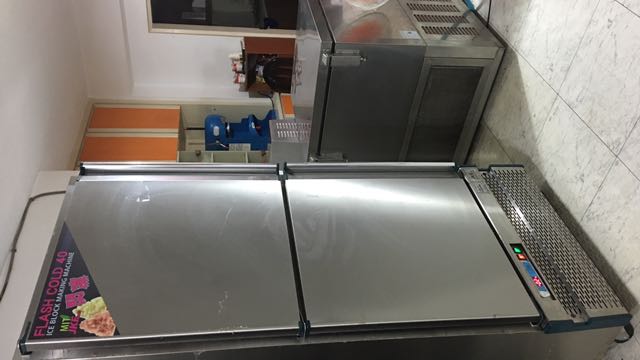 閃凍40 製磚機冰磚雪花冰芒果冰9成新開機1小時 30度 家電電器 廚房家電在旋轉拍賣