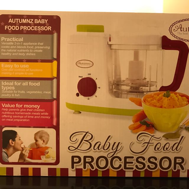 Autumnz 2in1 Baby Food Processor (Steam & Blend), Babies & Kids