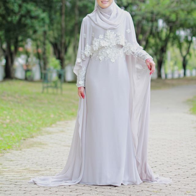 35 Trend Terbaru Baju  Nikah  Perempuan  Muslimah JM 