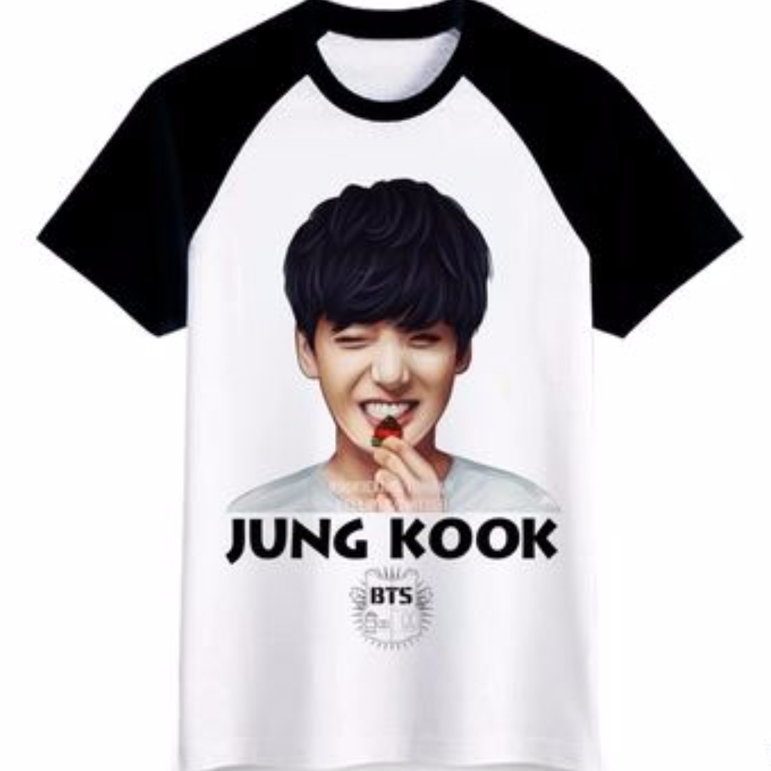 BTS JungKook T-Shirt, Men's Fashion 