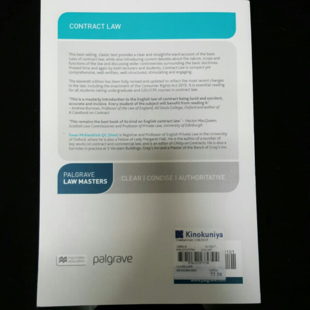 An Easy Guide To Contract Law English Edition Book Pdf Free Core