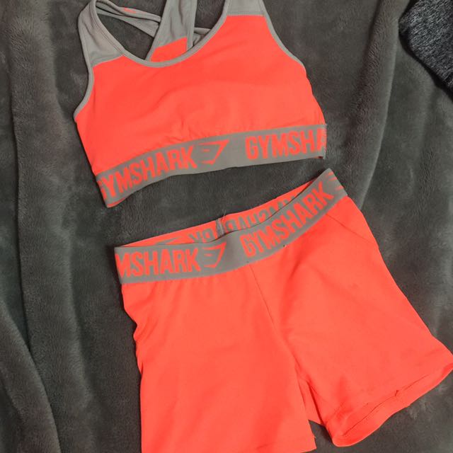 matching sports bra and shorts