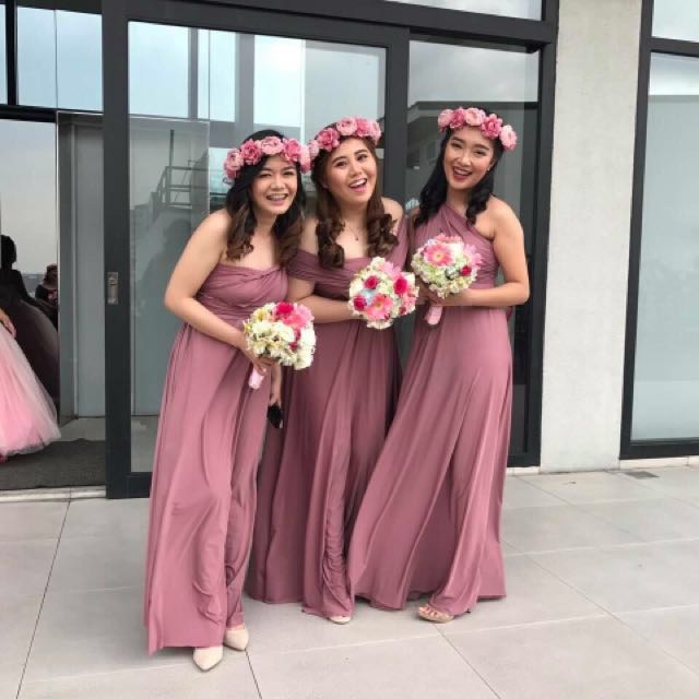 Infinity Dress 1pc With Free Tube Women S Fashion Clothes On Carousell