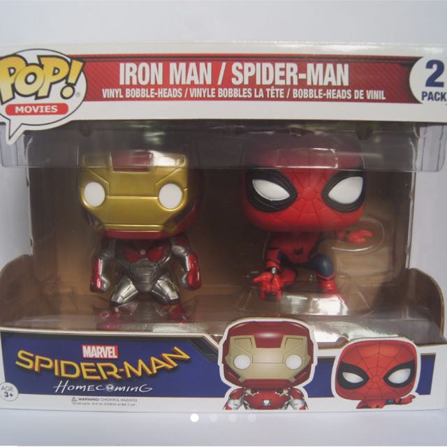 Funko Iron Man Marvel Spiderman Homecoming Hero Peluche NUOVO CON ETICHETTE 