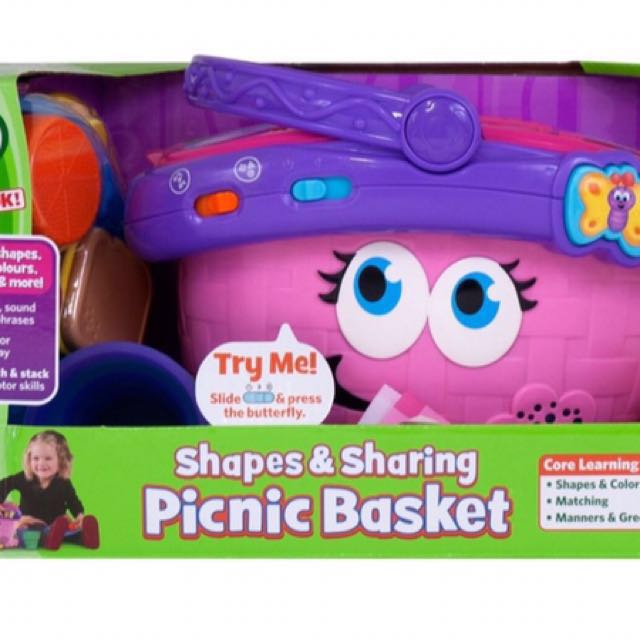 leapfrog pink picnic basket