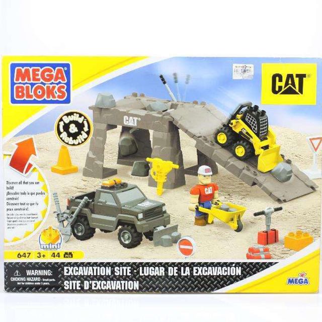 Mega Bloks Cat Excavation Set Toy For Kids Toys Games Toys On