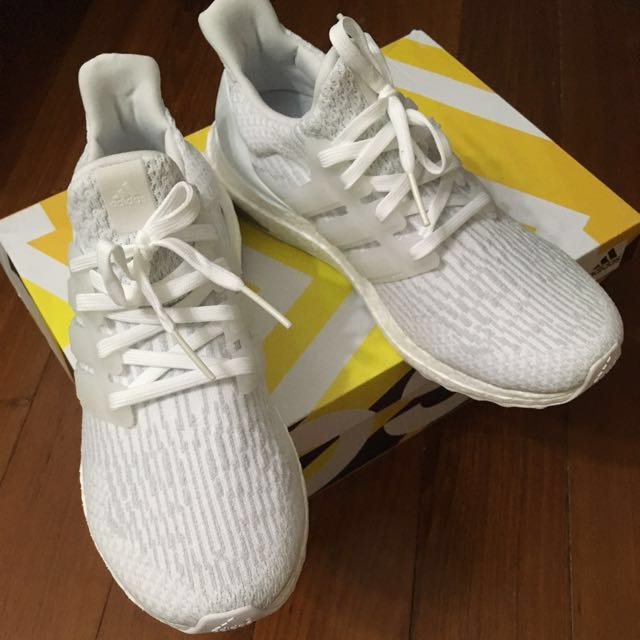 ultra boost 3.0 triple white mens