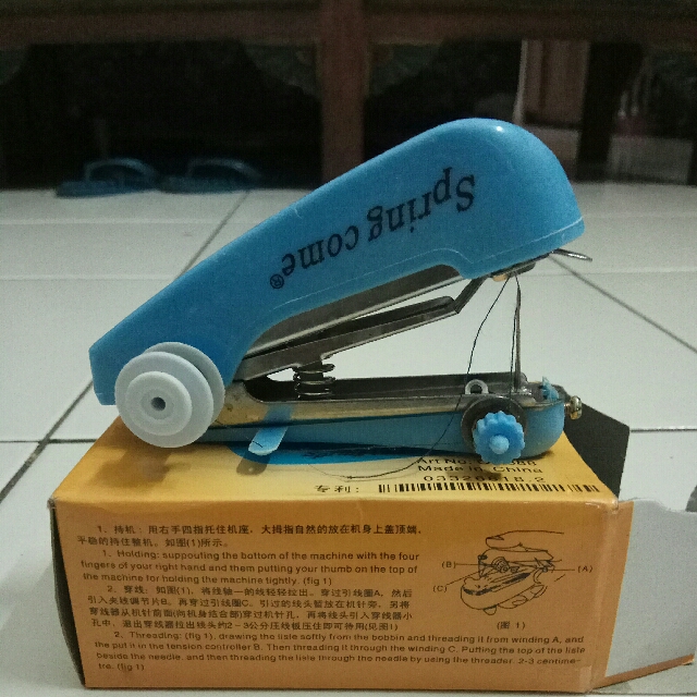 Mini handheld sewing machine perabotan rumah di carousell