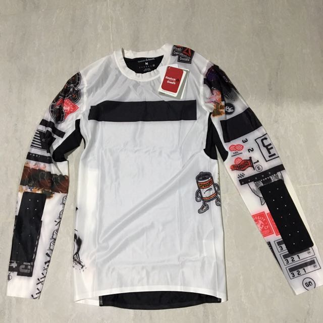 Reebok Crossfit L S compression top Men s Fashion Activewear on Carousell