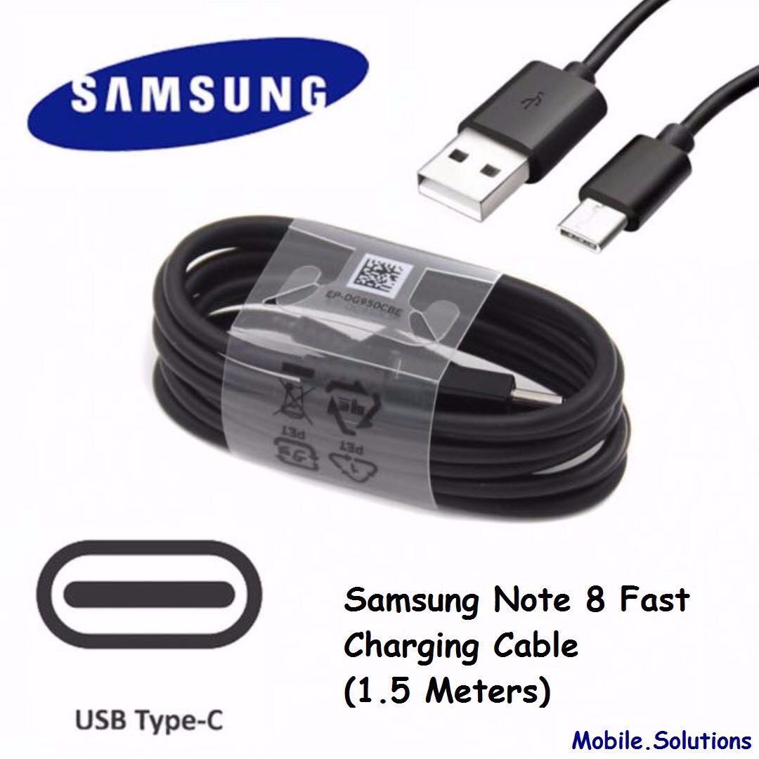 Samsung Original Note 8 Type C Charging Data Usb Cable Charger 1 5 Meters Mobile Phones Tablets Mobile Tablet Accessories On Carousell The phone has fast wireless charging that allows it to charge at up to 10w, and samsung's own fast wireless charger is a great way to wirelessly charge the phone. samsung original note 8 type c charging data usb cable charger 1 5 meters