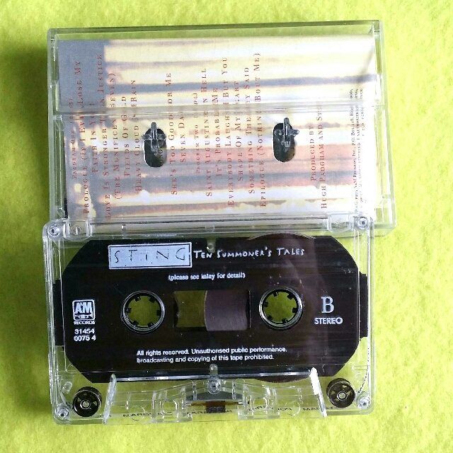 Sting Ten Summoner S Tales Cassette Tape Not Vinyl Vintage Collectibles Vintage Collectibles On Carousell