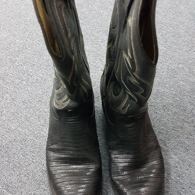 Lizard skin discount boots tony lama