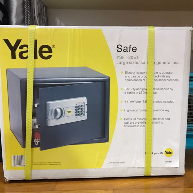 Yale Safe Brand New, Furniture & Home Living, Furniture, Other Home