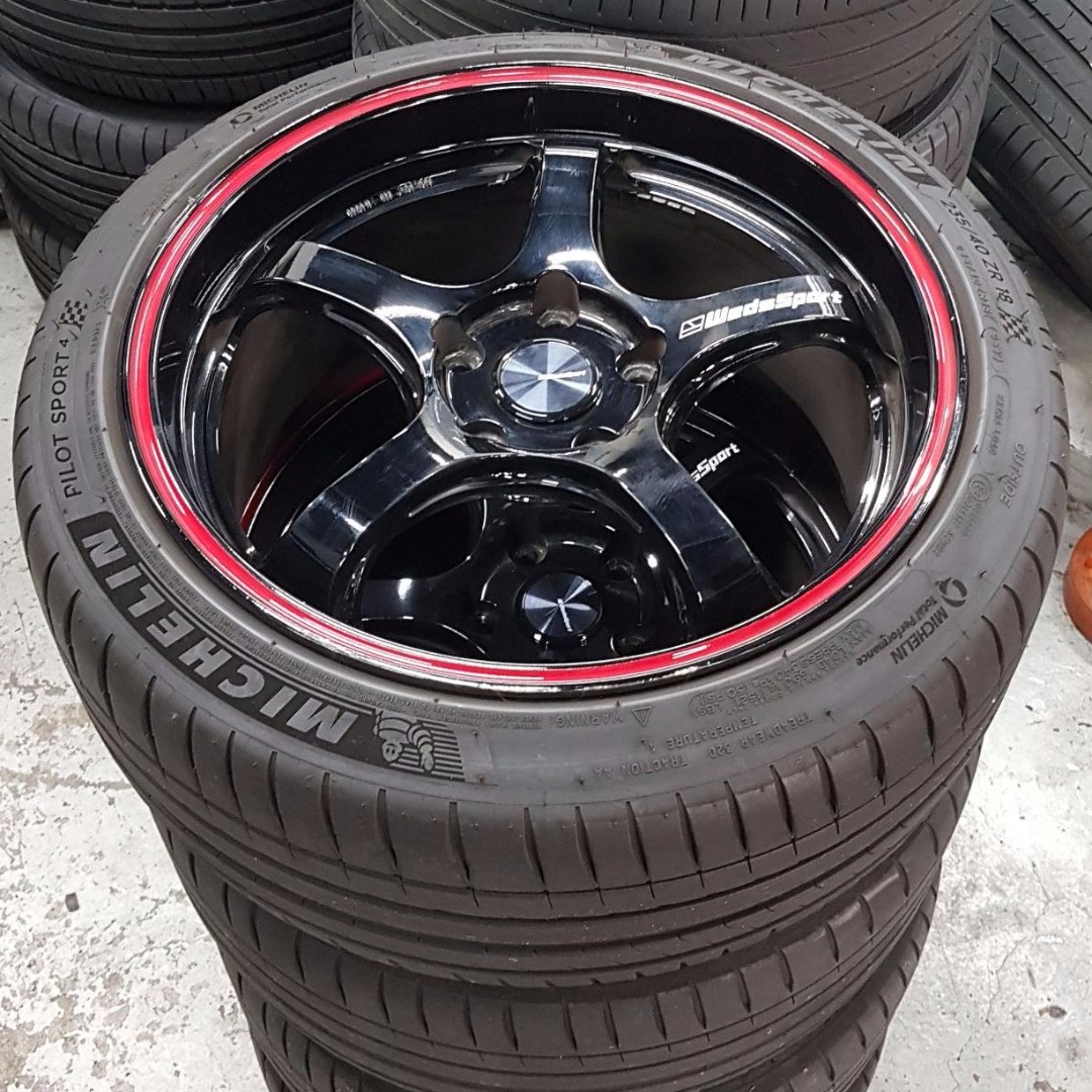 ウェッズスポーツ RN-05M MICHELIN PILOT SPORT 4100穴数 - タイヤ ...